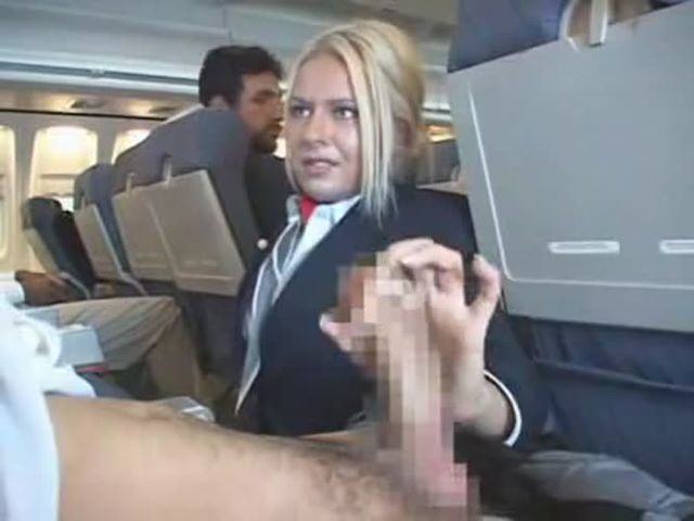Stewardess blowjob