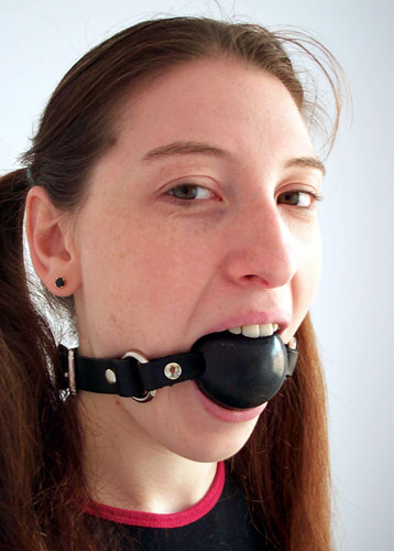 Stuff gagged bondage